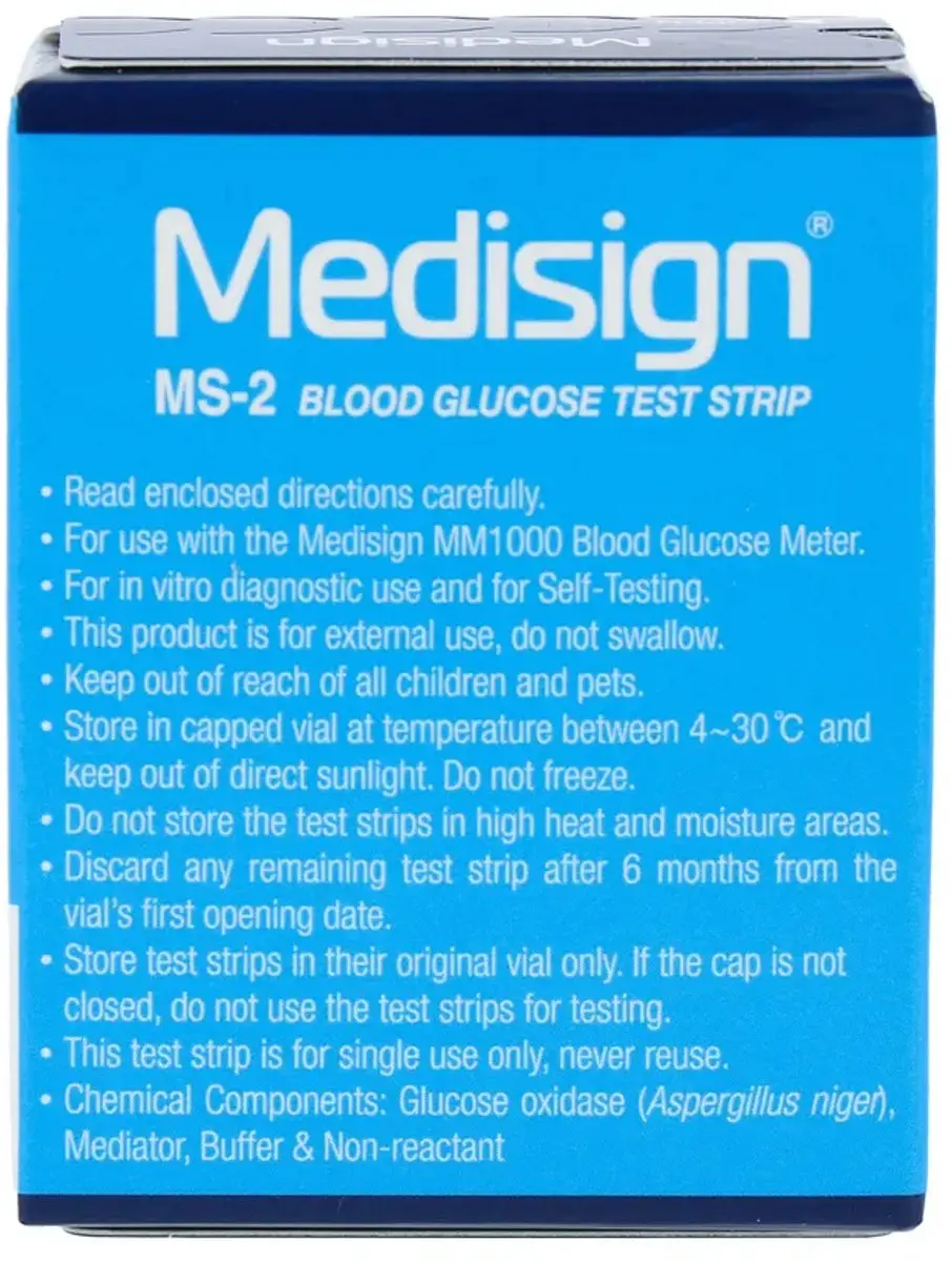 Testjezelf.nu Glucoseteststrips MM1000 Kat & Hond - 25 Stuks