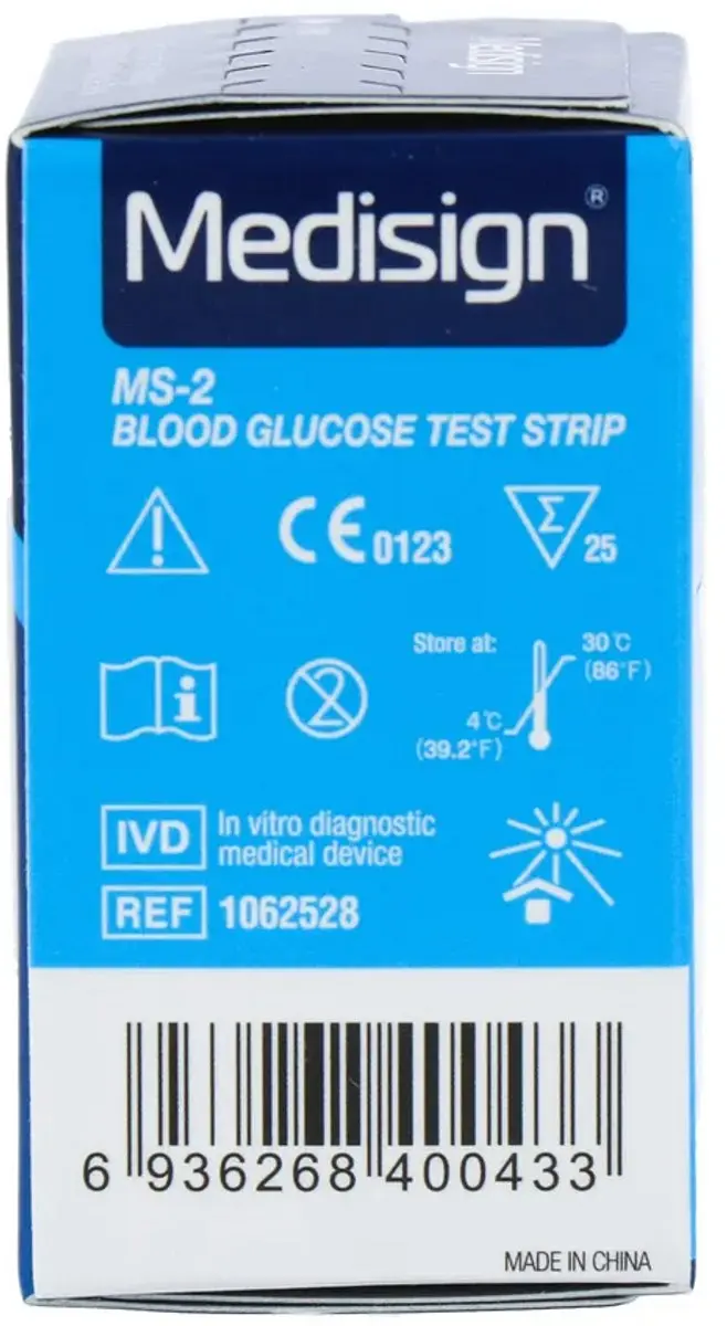 Testjezelf.nu Glucoseteststrips MM1000 Kat & Hond - 25 Stuks