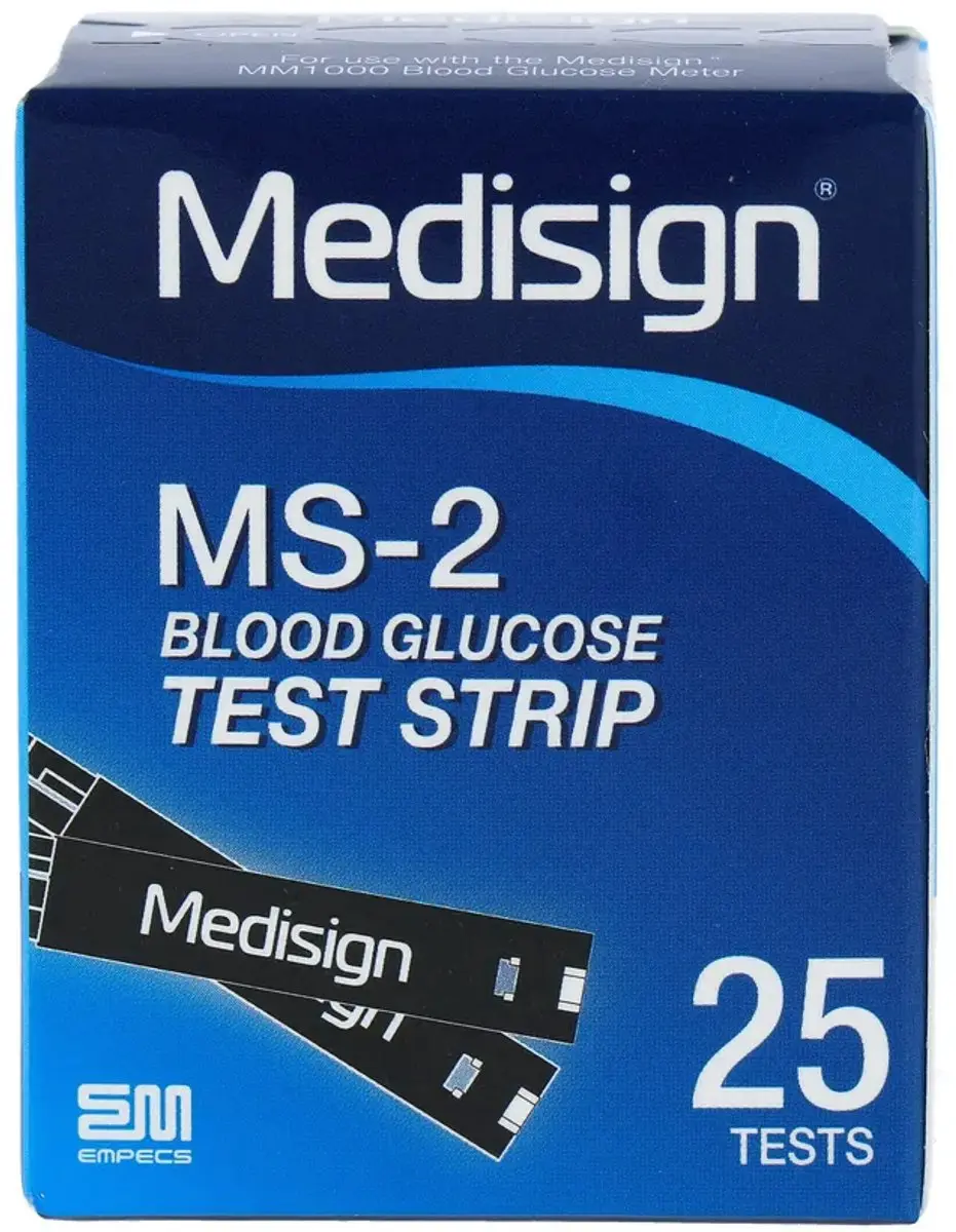 Testjezelf.nu Glucoseteststrips MM1000 Kat & Hond - 25 Stuks