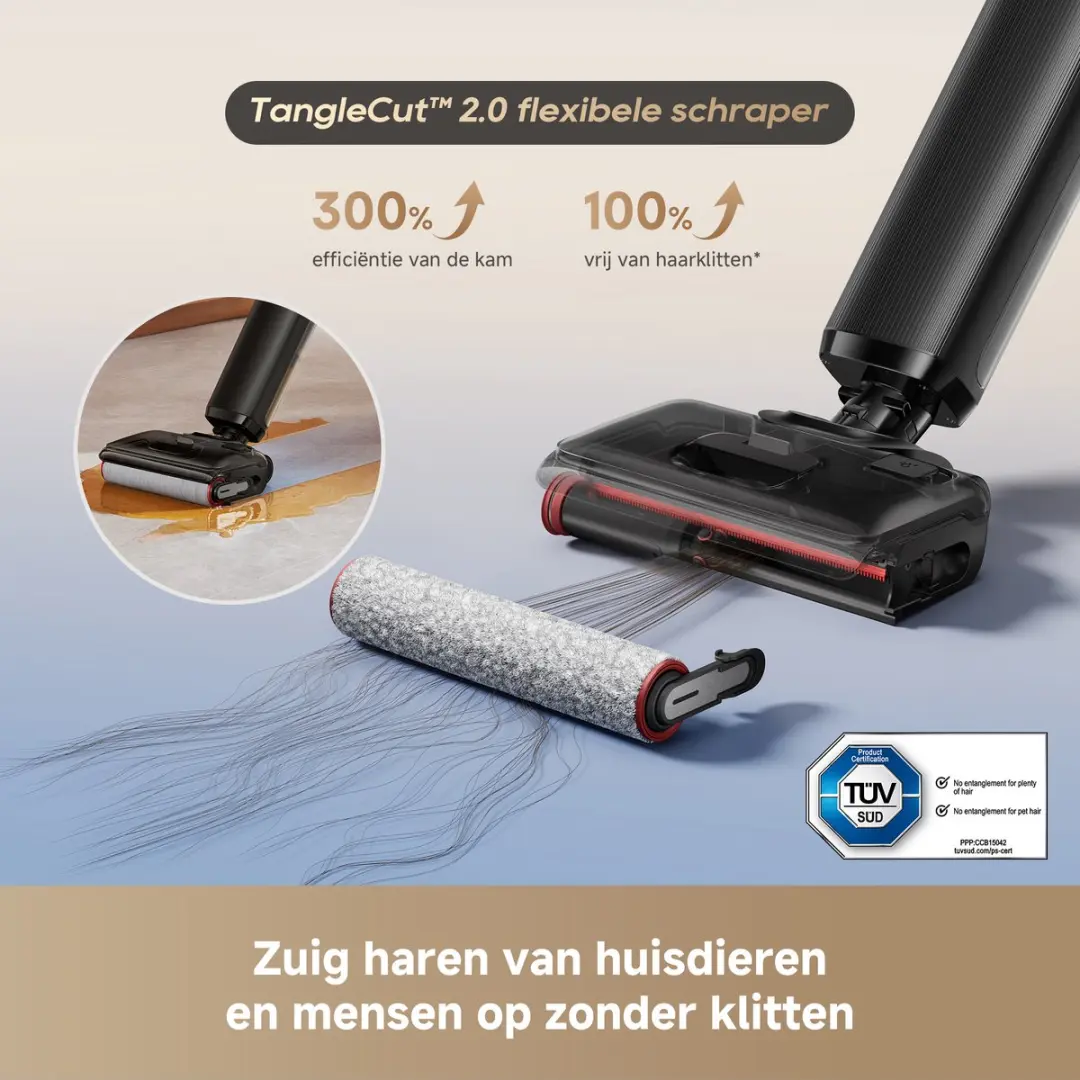Dreame G12 Pro Flex Stofzuiger - Zelfreinigend - 300W - Zwart