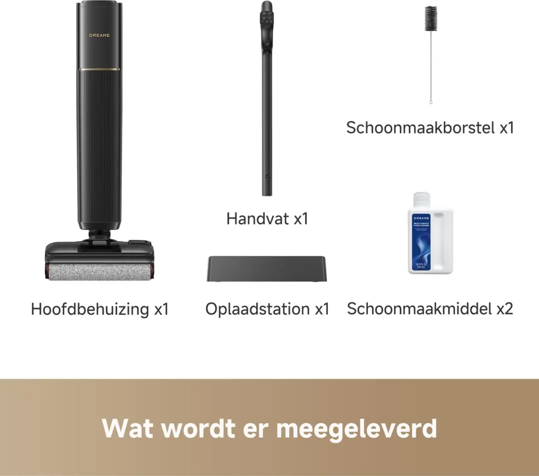 Dreame G12 Pro Flex Stofzuiger - Zelfreinigend - 300W - Zwart