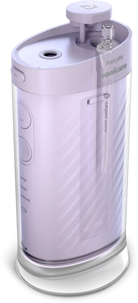 Philips Sonicare Compact Flosser HX3333/23 - Waterflosser 200ml - 3 standen - Paars
