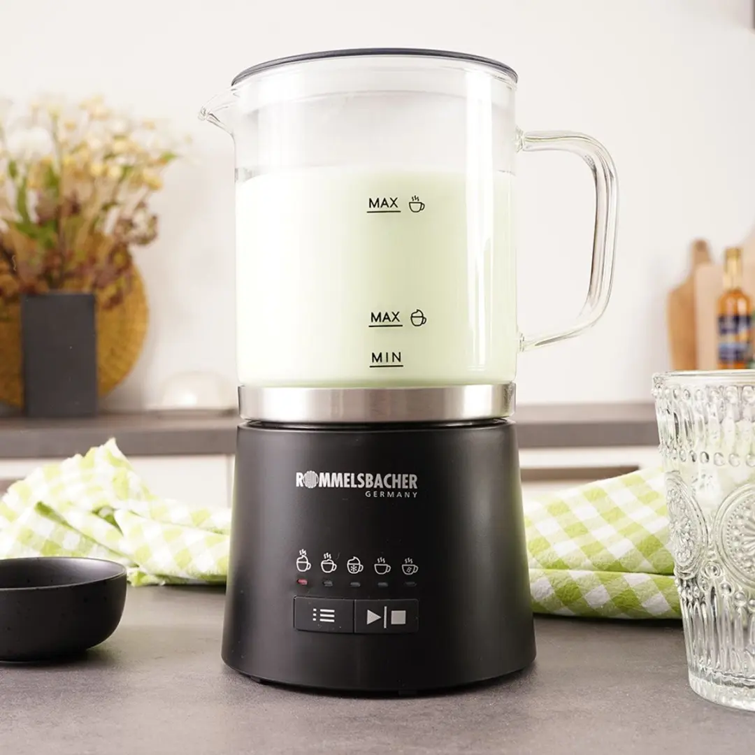 Rommelsbacher MS 625 Melkopschuimer - 600W - 0,5L - Zwart/Roestvrijstaal