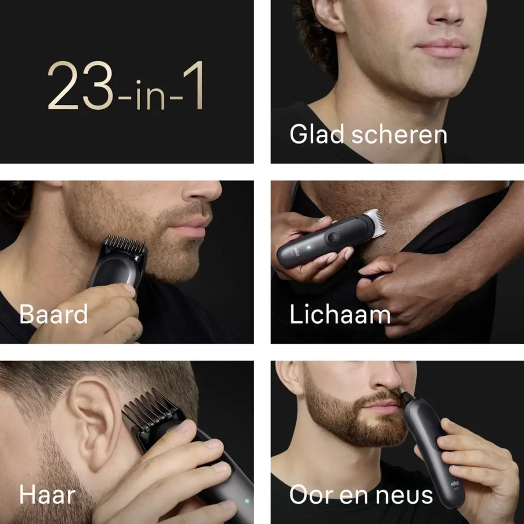 Braun All-in-One Series 9 AIO9560 Trimmer - Grijs - 23-in-1 - afbeelding 6 van 6