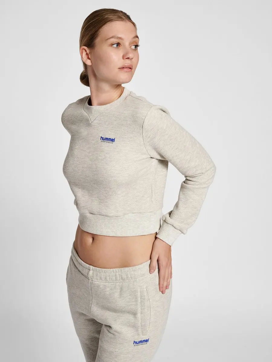 Hummel Shai Short Sweatshirt - M - Legacy Melange