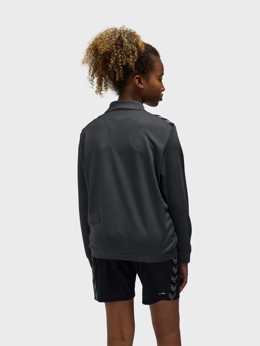 Hummel HML Authentic PL Zip Jacket Kids - 164 - Asphalt - afbeelding 6 van 6