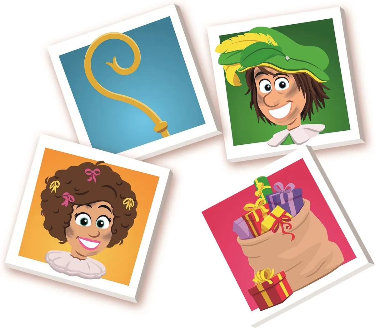 Clementoni De Club van Sinterklaas Memoryspel 48 Kaarten - Multikleur