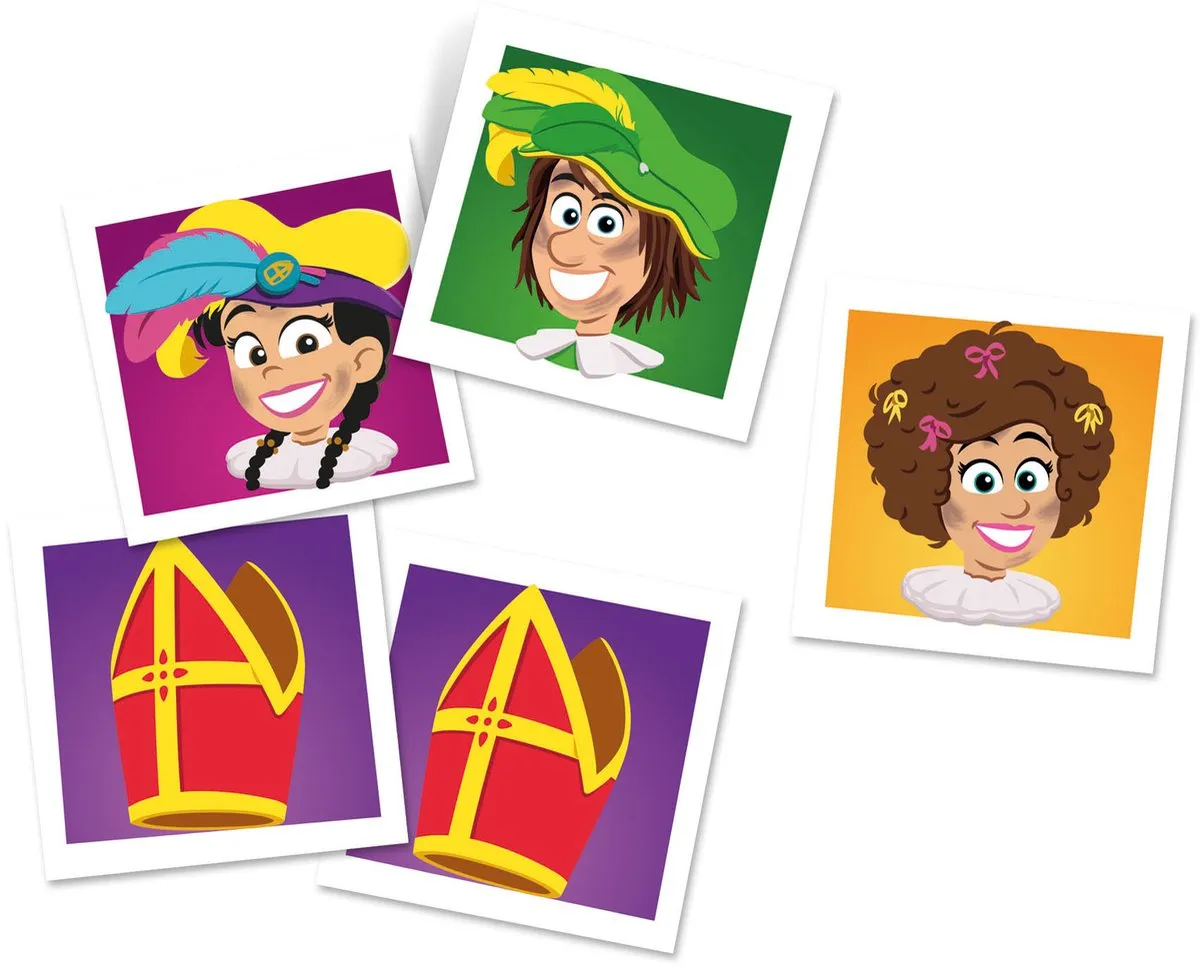 Clementoni De Club van Sinterklaas Memoryspel 48 Kaarten - Multikleur