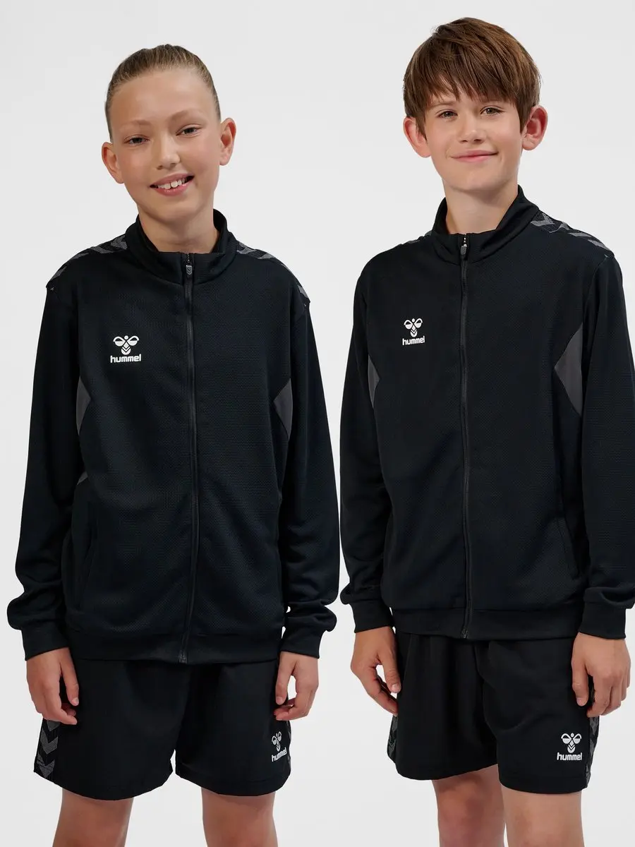 Hummel Authentic Pl Zip Jacket Kids 116 - Zwart