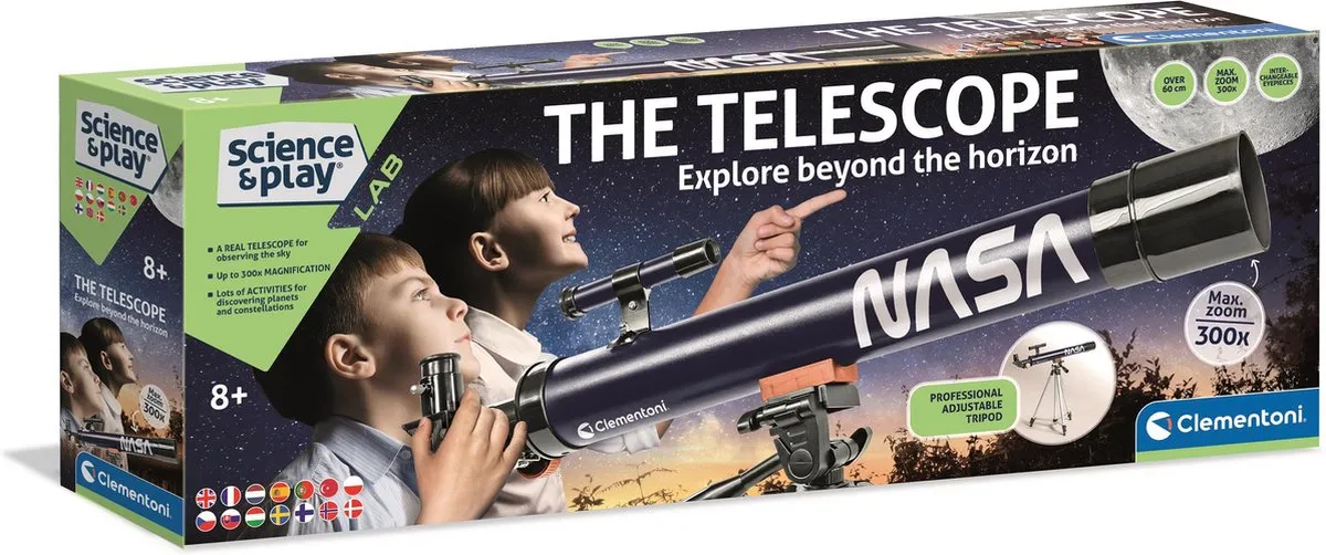 Clementoni Wetenschap & Spel Telescoop Experimenteerdoos
