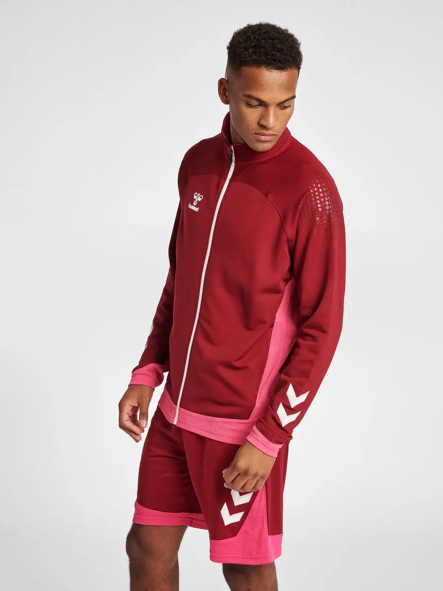 Hummel Lead Poly Jas - Rood - 2XL