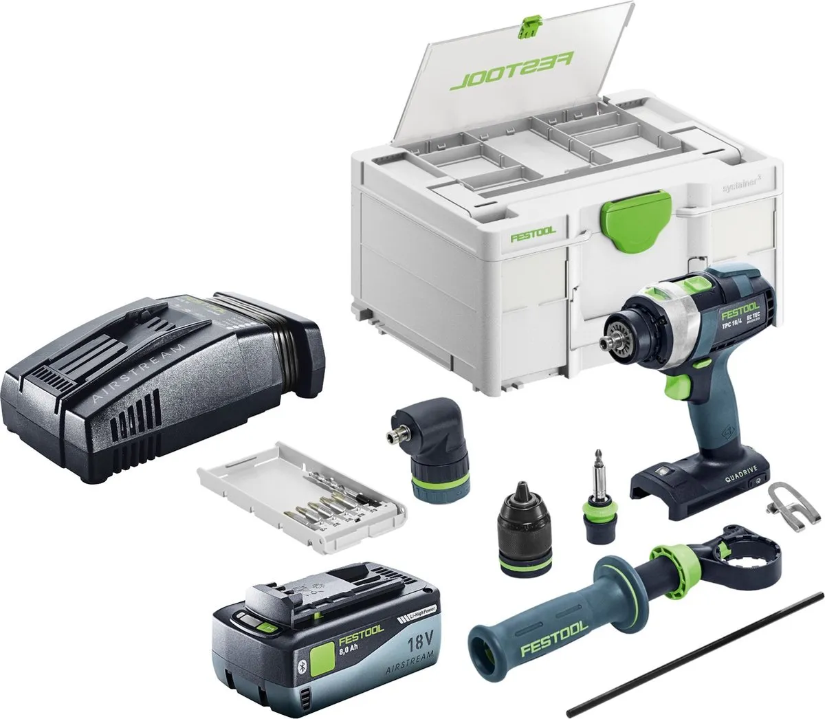 Festool TPC 18/4 Basic Set Accu Klopboormachine 75Nm