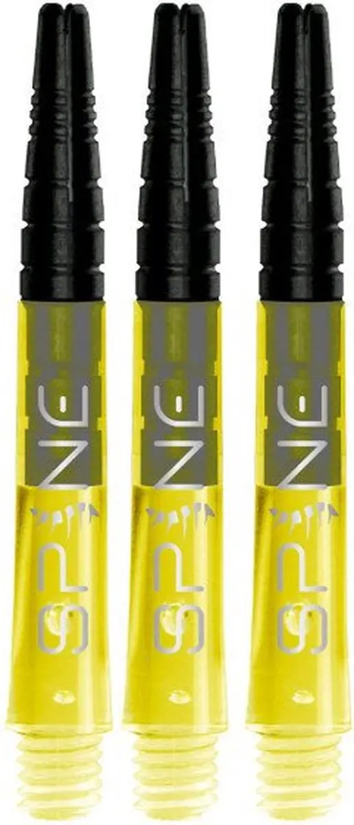 Bull's Spine Yellow Dart Shafts BU-55272 - 3 Stuks