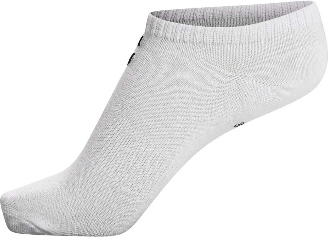 Hummel Hmlchevron Enkelsokken - 6 Stuks - Witte kleur