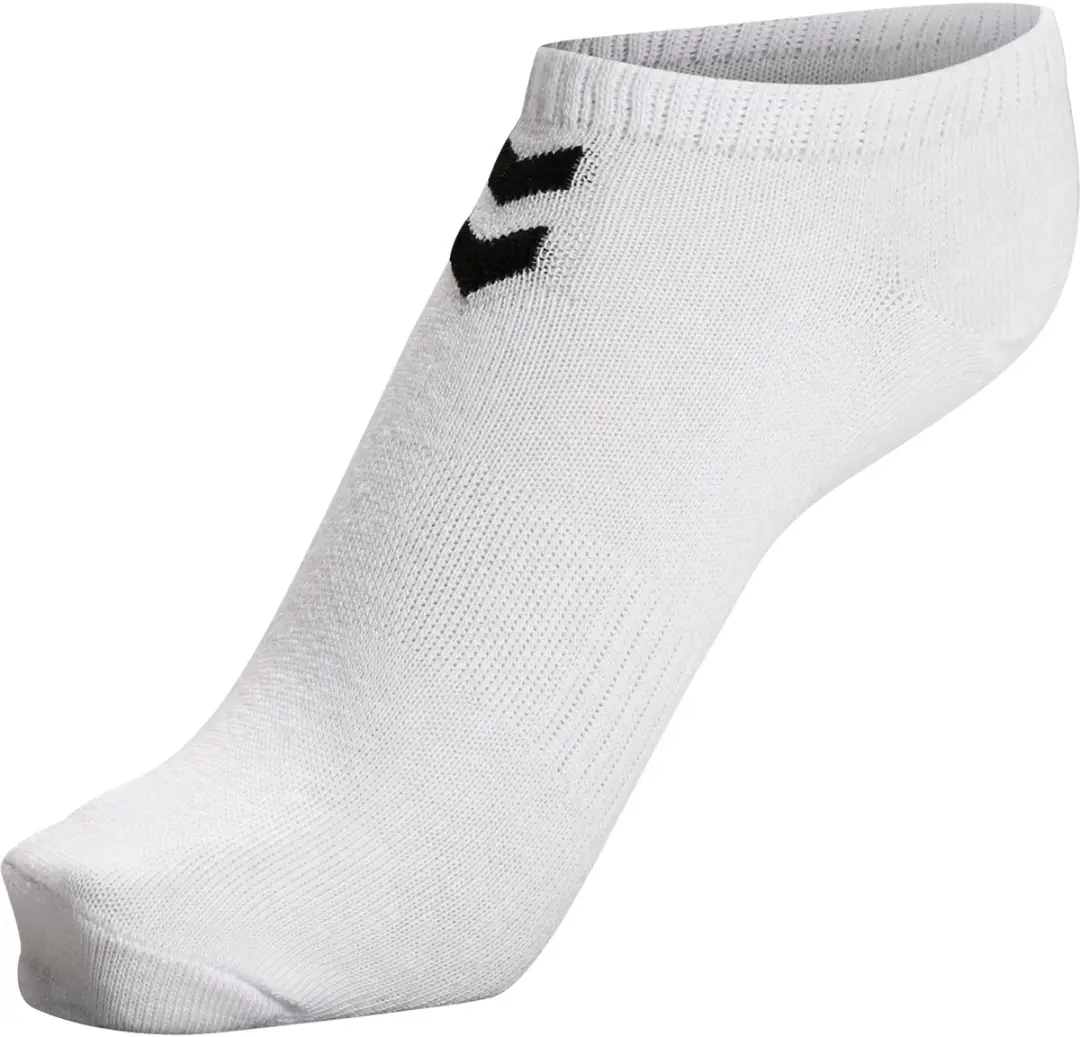 Hummel Hmlchevron Enkelsokken - 6 Stuks - Witte kleur