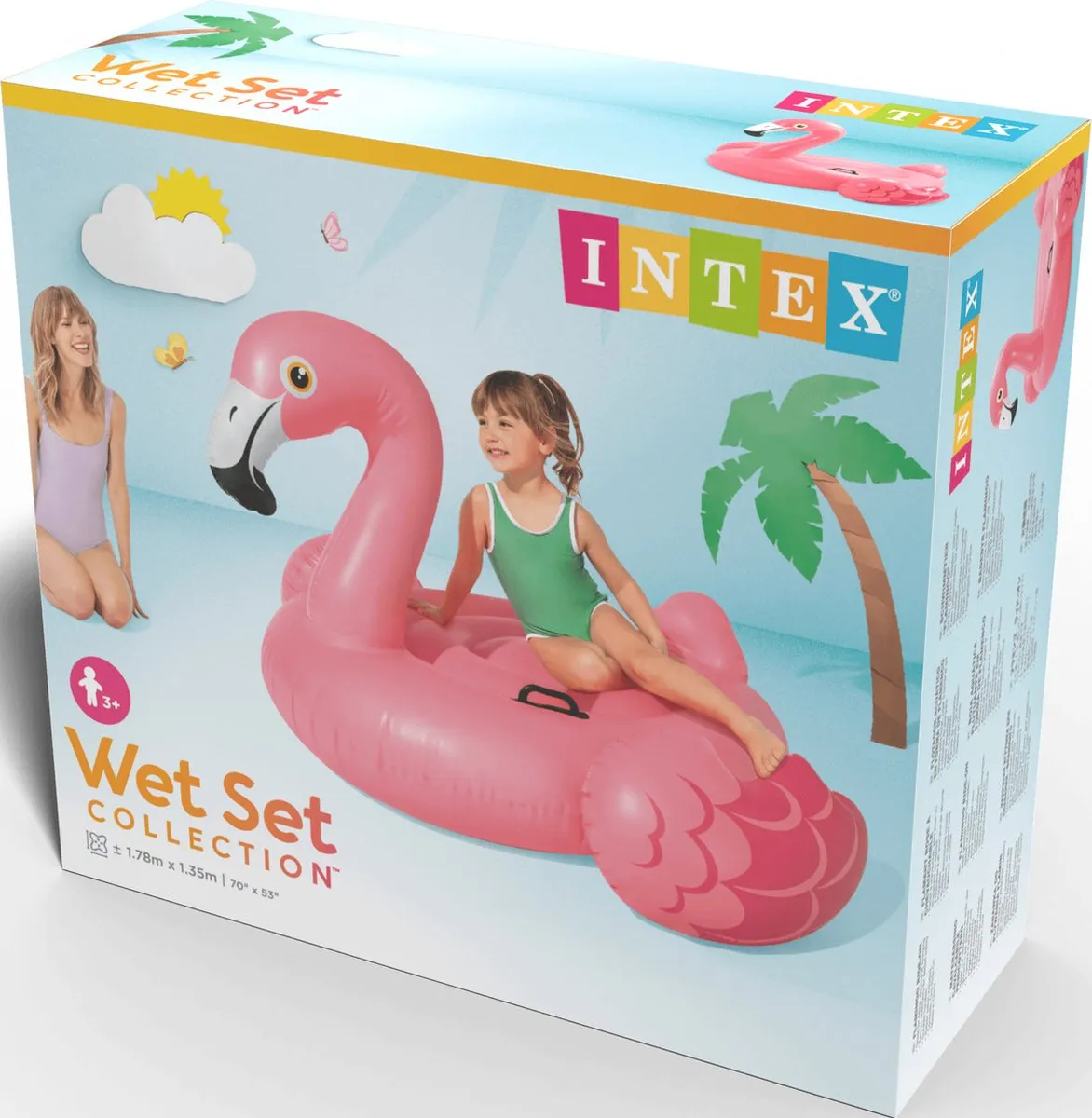 Intex Flamingo Opblaasfiguur - Roze - afbeelding 4 van 4