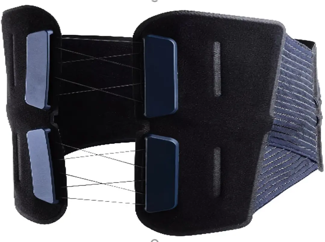 Thuasne Lombastab Rugbrace Maat 5 - 120-140cm - Zwart