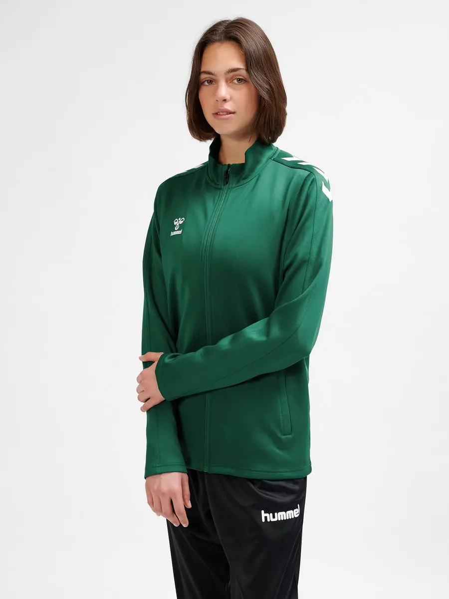 Hummel Core Xk Dames Trainingsjack 212653 - XS - Evergreen