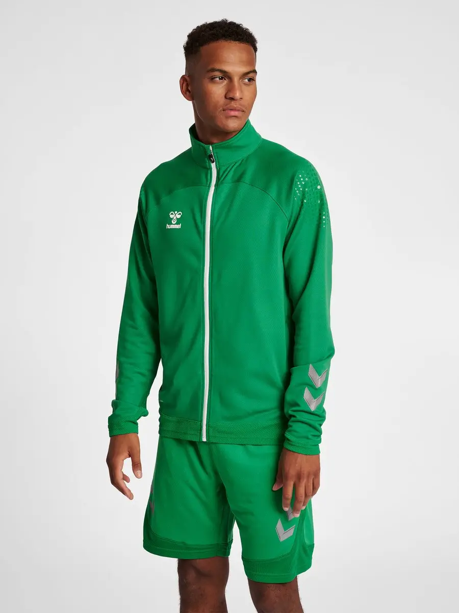 Hummel HML Lead Poly Zip Jacket - L - Jelly Bean