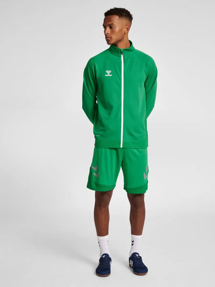 Hummel HML Lead Poly Zip Jacket - L - Jelly Bean