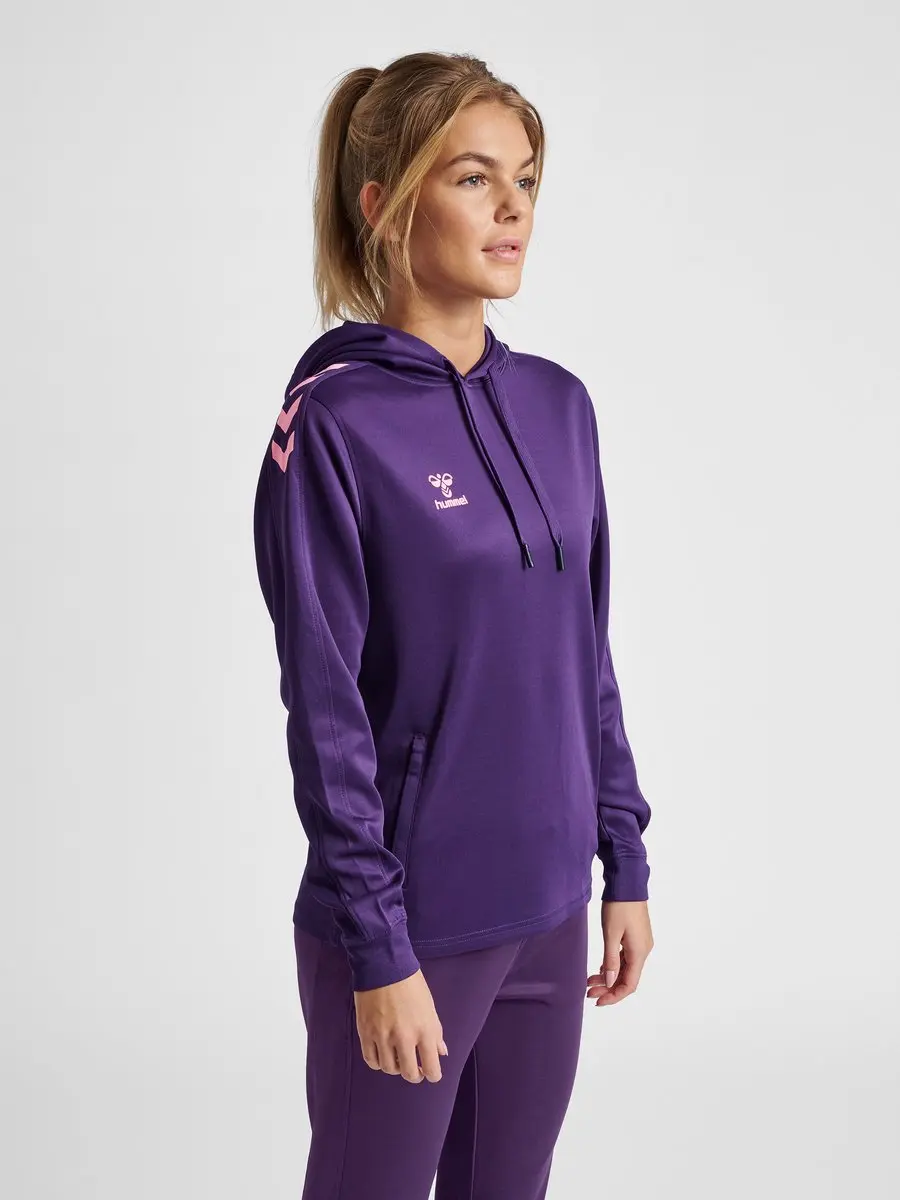 Hummel Core XK Poly Sweat Hoodie Dames - XS - Paars