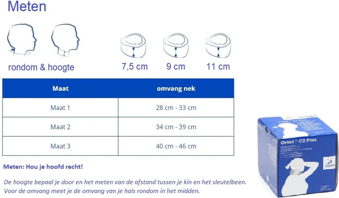Thuasne Ortel C2 Plus Nekbrace L - Beige