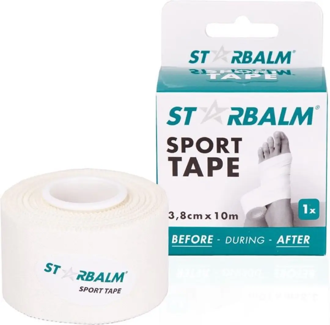 Star Balm Sporttape 3,8cm x 10m - Wit