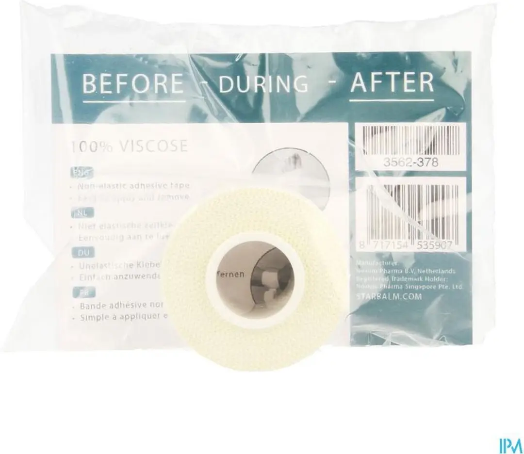 Star Balm Sporttape 3,8cm x 10m - Wit