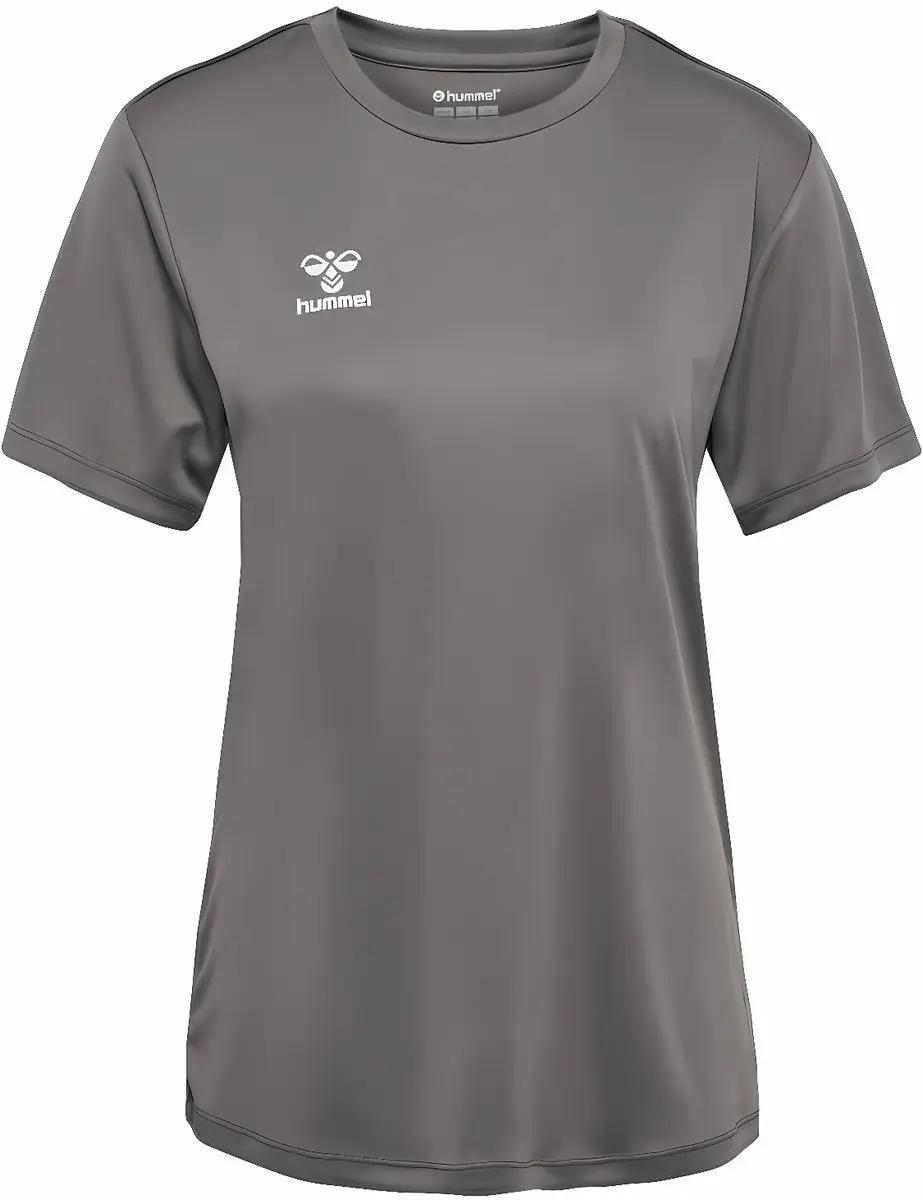 Hummel Hmlessential Jersey S/S Woman Sportshirt - XS - Steel Gray