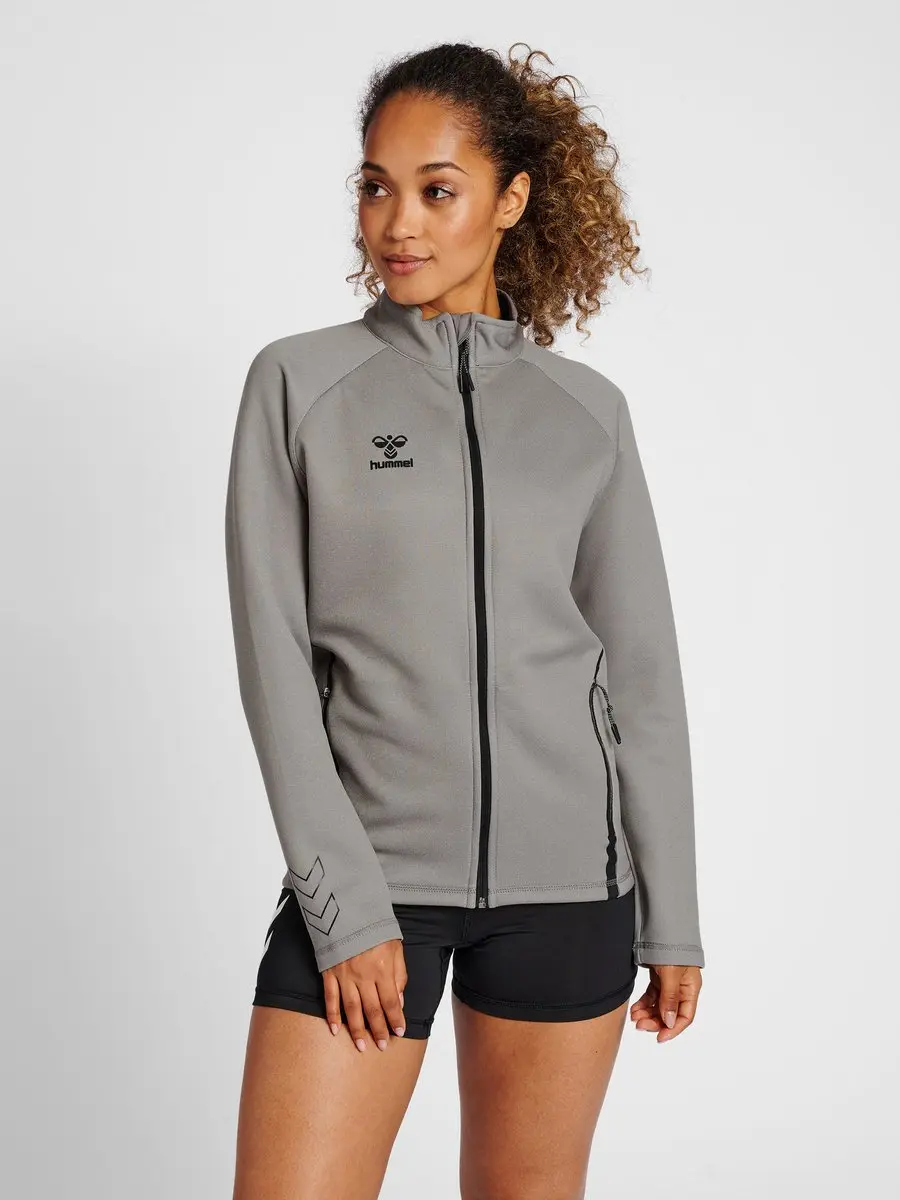 Hummel HMLCIMA XK Zip Jacket - Vrouwen - Grijs Melange - S