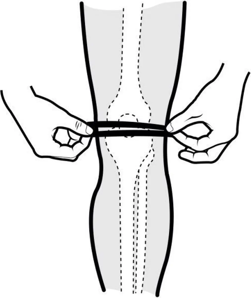 Thuasne Genu Action Kniebandage Maat 5 - Grijs