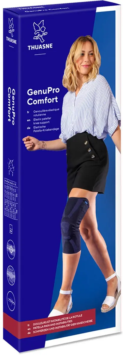 Thuasne Genu Pro Comfort Brace - Maat 0 - Blauw