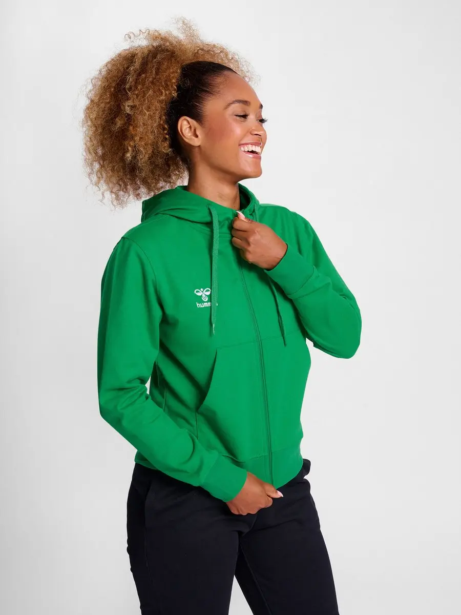 Hummel Damen Hmlgo 2.0 Zip Hoodie - L - Jelly Bean