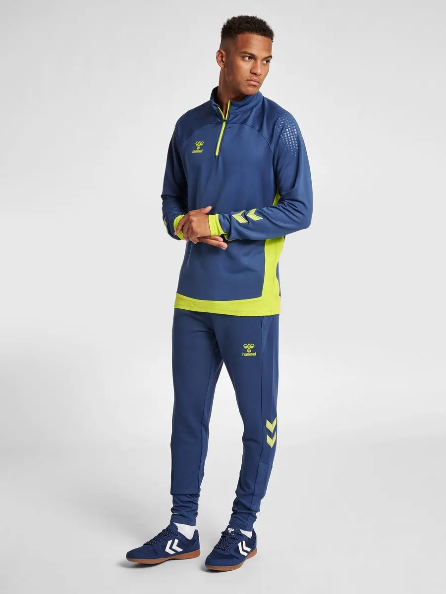 Hummel HMLLEAD Half Zip - XXL DARK DENIM