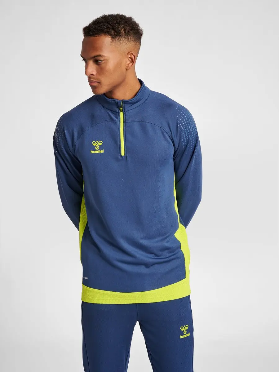 Hummel HMLLEAD Half Zip - XXL DARK DENIM
