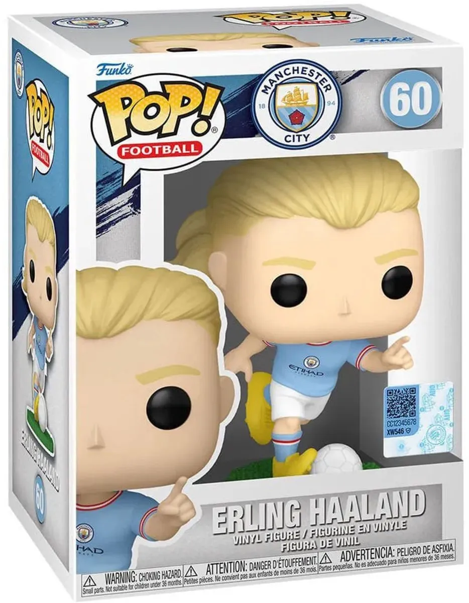 Funko Pop Erling Haaland ManCity Voetbalfiguur FUN75113 - Multi - afbeelding 6 van 6