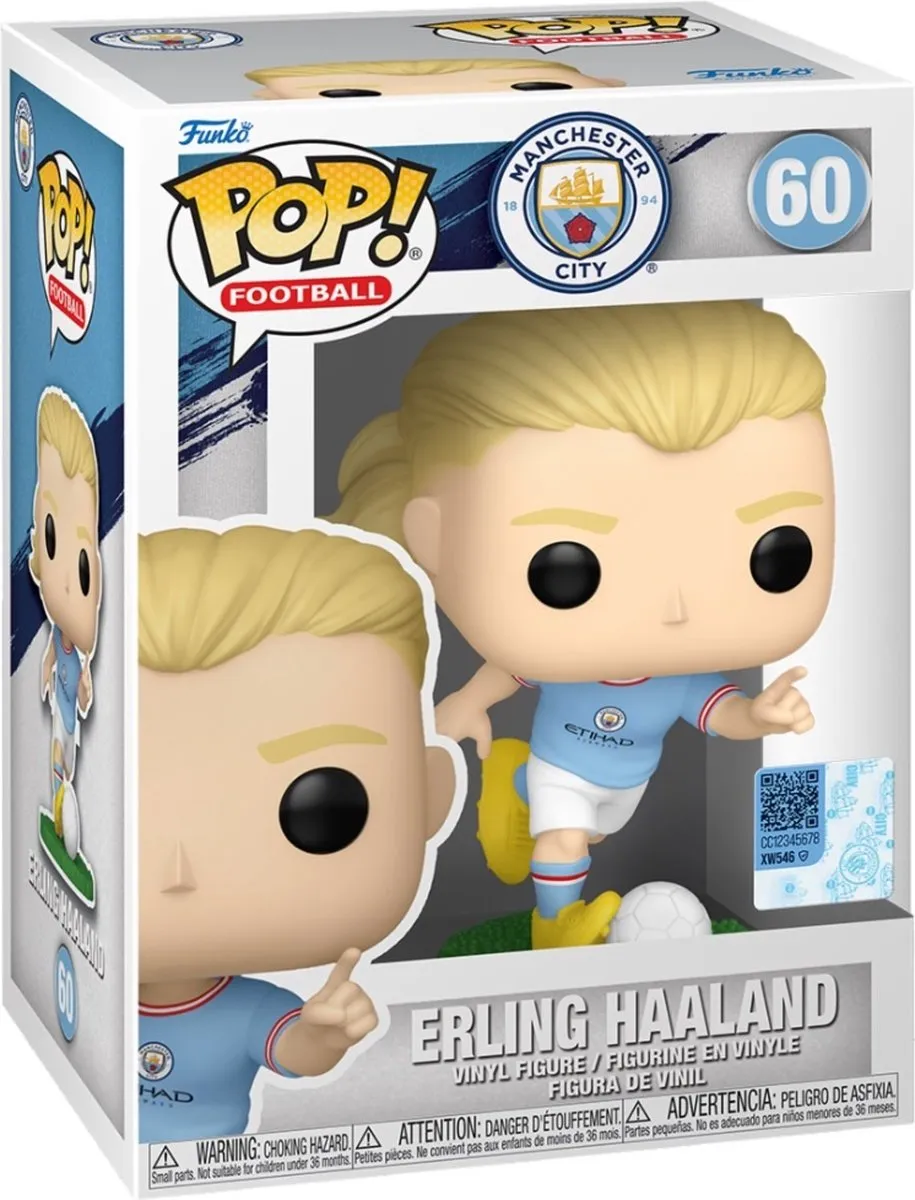 Funko Pop Erling Haaland ManCity Voetbalfiguur FUN75113 - Multi