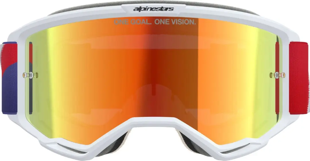Alpinestars Vision 5 Corp Motocross Bril - Rood - afbeelding 4 van 6