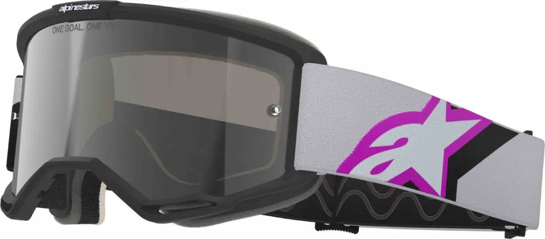 Alpinestars Vision 5 Corp Motocross Bril - Rood - afbeelding 5 van 6
