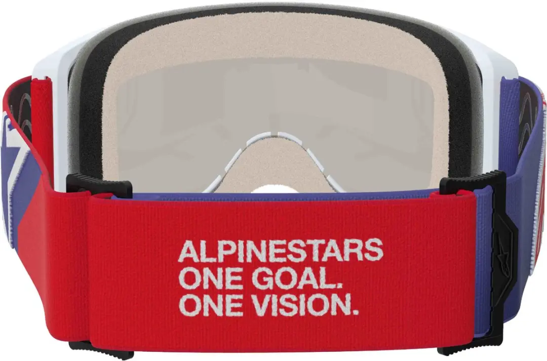 Alpinestars Vision 5 Corp Motocross Bril - Rood - afbeelding 2 van 6