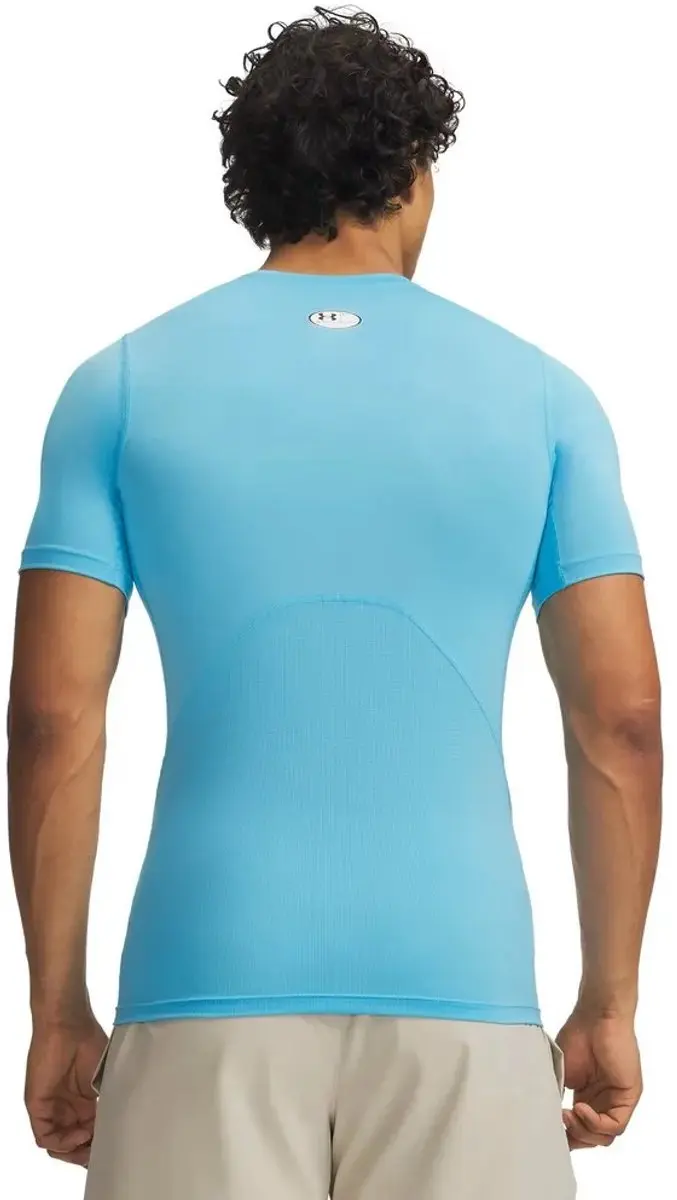 Under Armour Heatgear Armour Comp T-shirt - M - Blauw - afbeelding 6 van 6