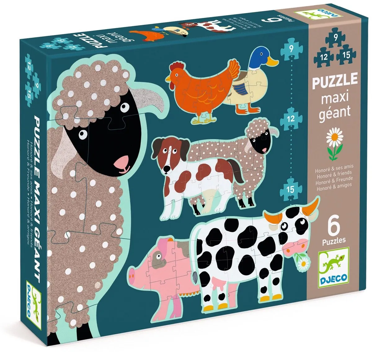 Djeco Honoré en Vrienden Jumbo Puzzel