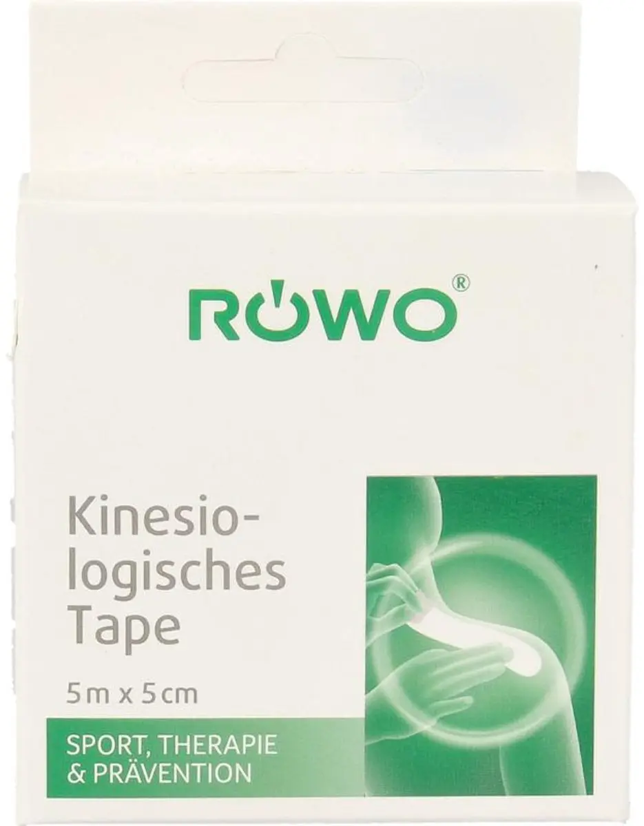 Röwo Kinesiotape 5cm x 5m - Blauw