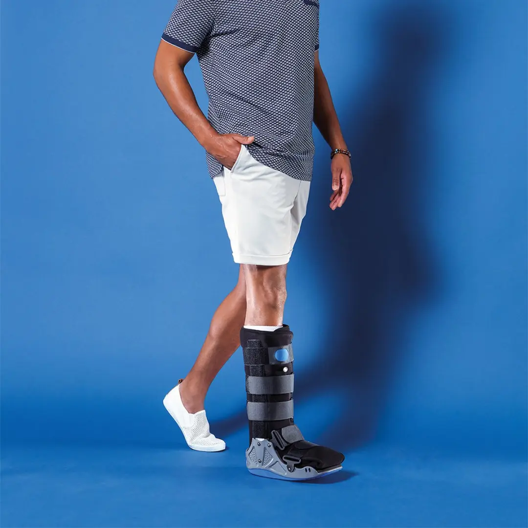 Thuasne LigaStep TD Air Walker Long Enkelbrace XL - Zwart