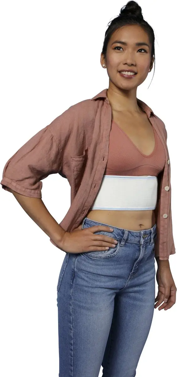 Thuasne Cemen Ribbrace Vrouw Maat XL - Wit