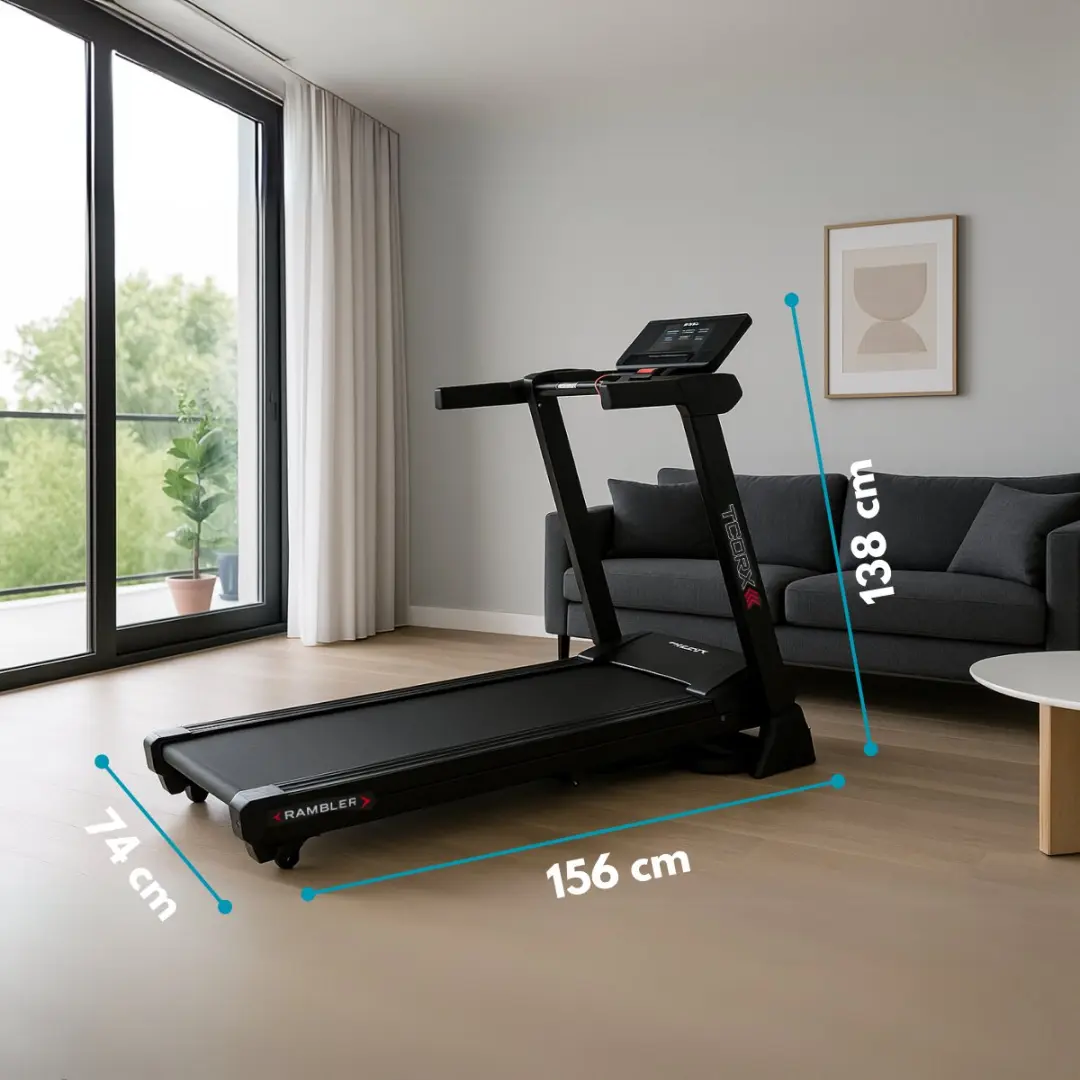 Toorx Fitness RAMBLER-B Loopband - 64 Programma's - 16 km/h - Zwart
