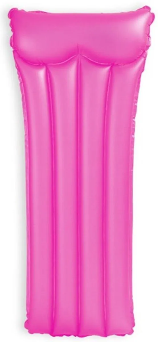 Intex Neon Frost Luchtbed - Roze/Geel/Blauw/ Groen