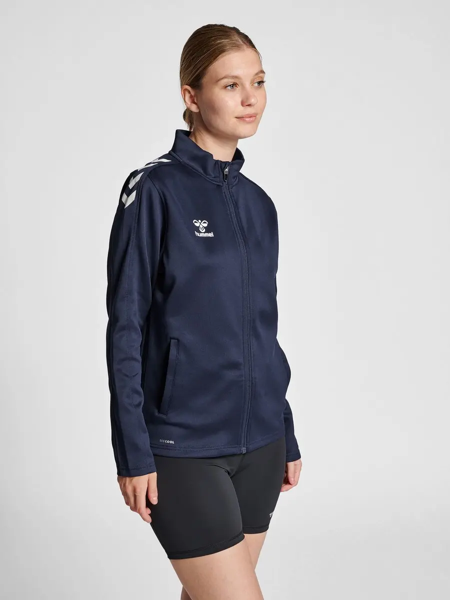 Hummel Hmlcore XK Poly Zip Sweat Woman Trainingsjack - XS - Blauw