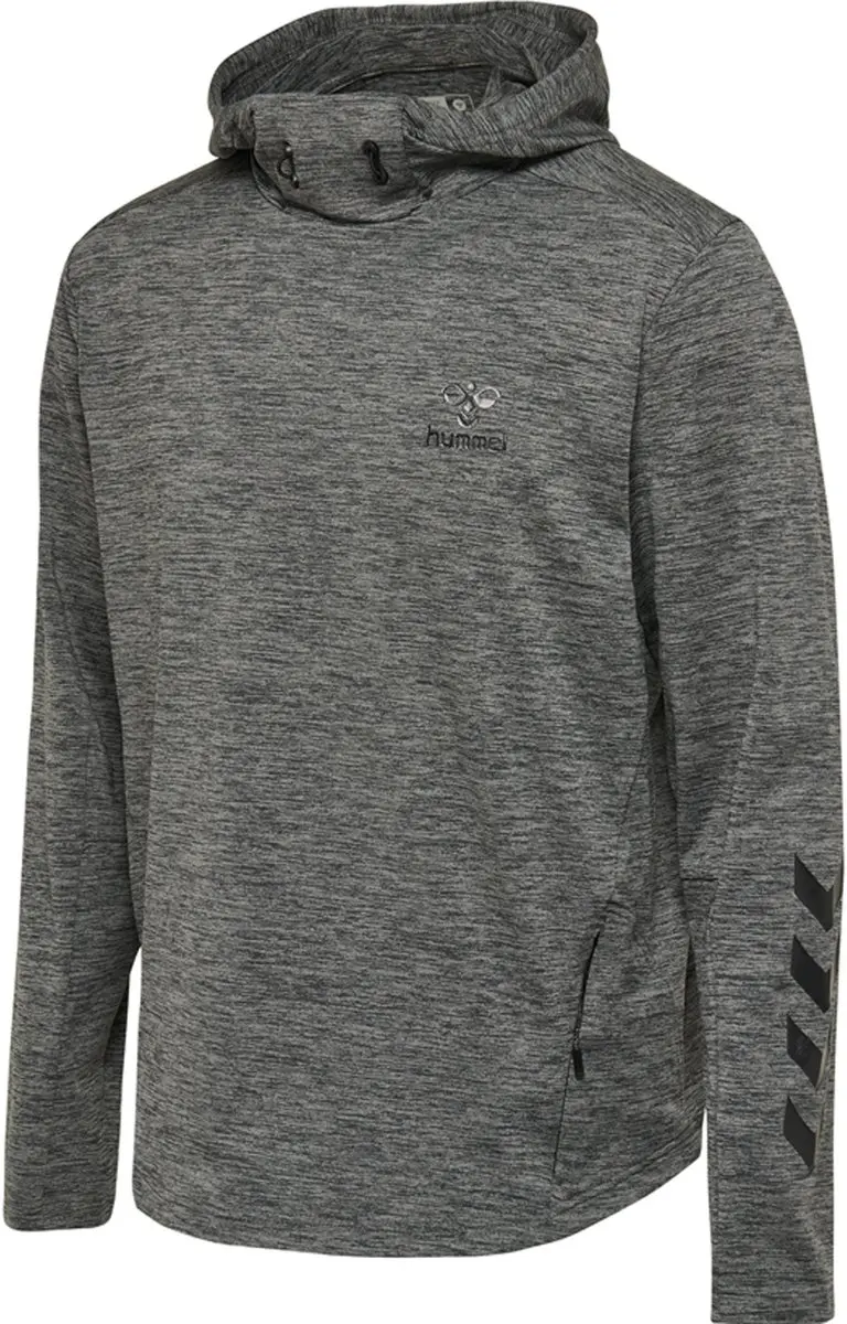 Hummel Hmlaston Hoodie 206489 - Dark Grey Melange