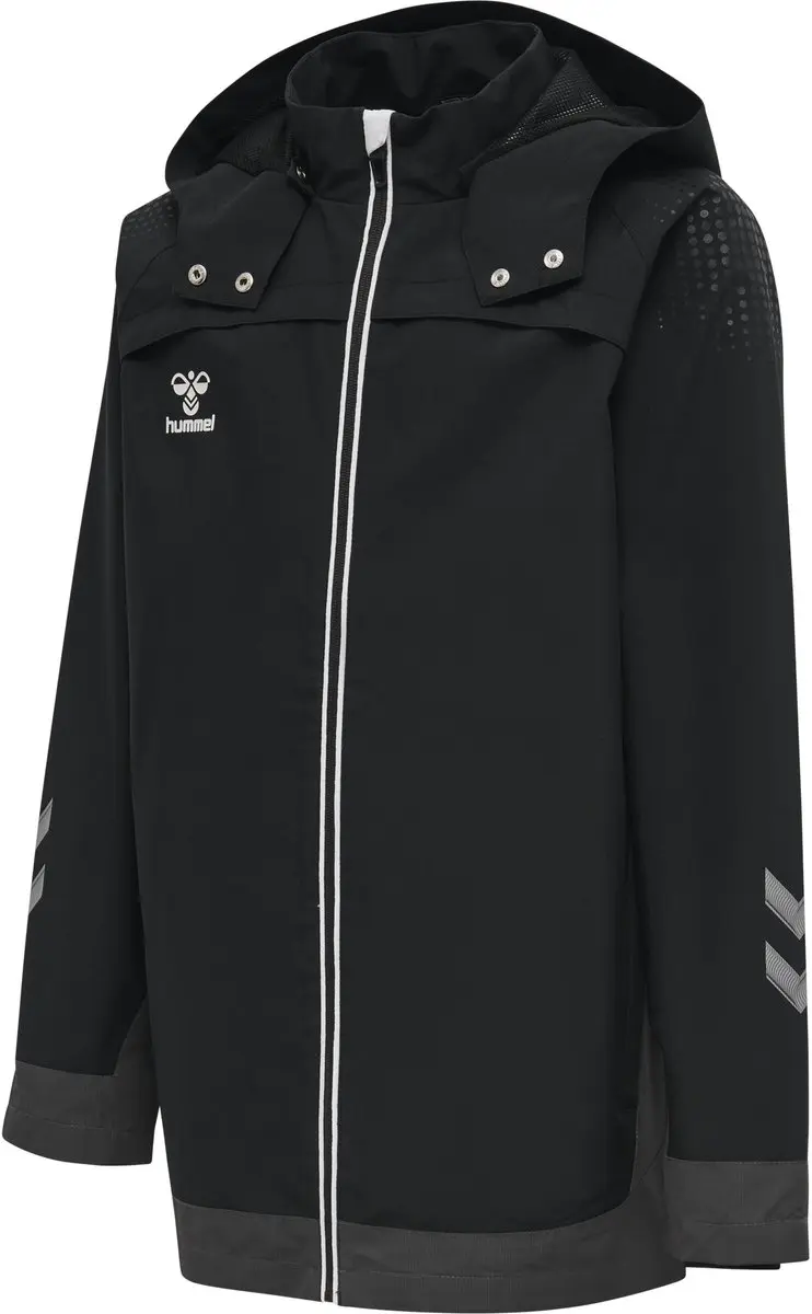 Hummel HML Lead All Weather Jacket - Kinderen - 164 - Zwart - afbeelding 2 van 4